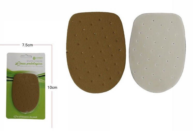 Coppia Solette 2 Comode Tacco Cura Protezione Sottopiede Piedi 65170 dfh