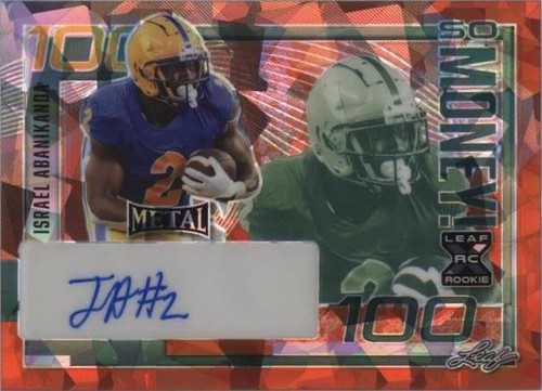 2023 Leaf Metal Israel Abanikanda #SM-IA1