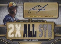 2024 Topps Triple Threads - Christian Yelich #TTAR-CY2