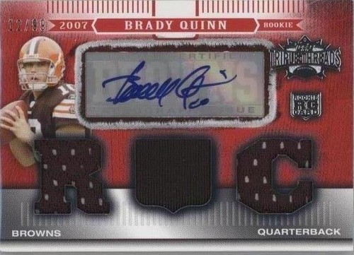 2007 Topps Triple Threads Brady Quinn #111