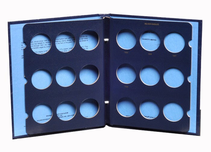 American Silver Eagle Coin Album 1986 2021 ASE Whitman Collection Folder 3395