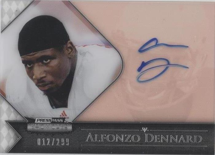 2012 Press Pass Showcase Alfonzo Dennard #SC-AD