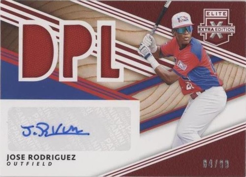 2020 Panini Elite Extra Edition - Jose Rodriguez #DMS-JR