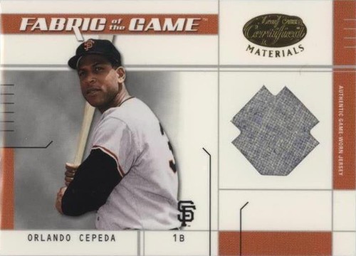 2003 Leaf Certified Materials - Orlando Cepeda #FG-106