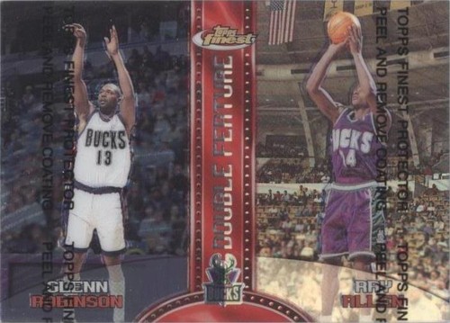 1999-00 Topps Finest - Glenn Robinson/Ray Allen #DF5