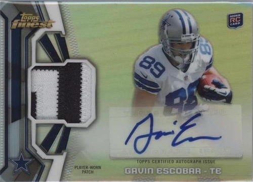 2013 Topps Finest Gavin Escobar #RAP-GE