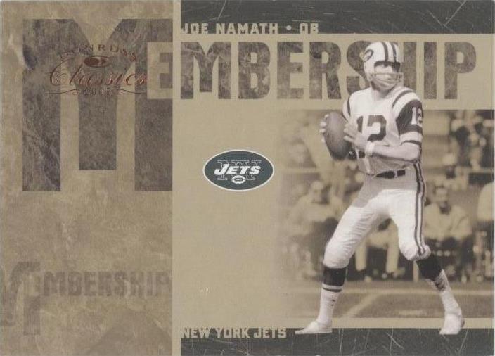 Donruss Classics Joe Namath 2005 #MS-15