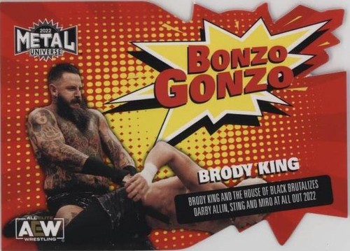 2022 Skybox Metal Universe AEW All Elite Wrestling - Brody King #BG-13