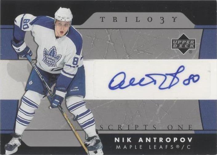 2005-06 Upper Deck Trilogy - Nik Antropov #SFS-NA