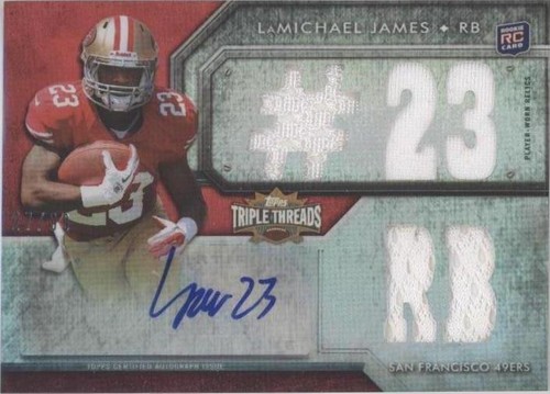2012 Topps Triple Threads LaMichael James #109