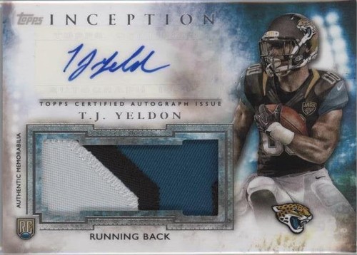 2015 Topps Inception T. J. Yeldon #AJP-TY