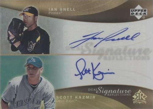 2005 Upper Deck Reflections - Ian Snell Scott Kazmir #ISSK