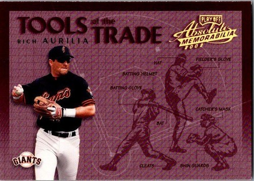 2002 Playoff Absolute Memorabilia - Rich Aurilia #TT-25