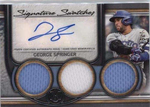 2023 Topps Museum Collection - George Springer #SWTRA-GS
