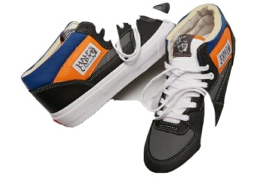 VANS HALF CAB EF VLT LX - BLACK/PEWTER / MENS 11/ VN0A5HUS4GH LIMITED RARE  