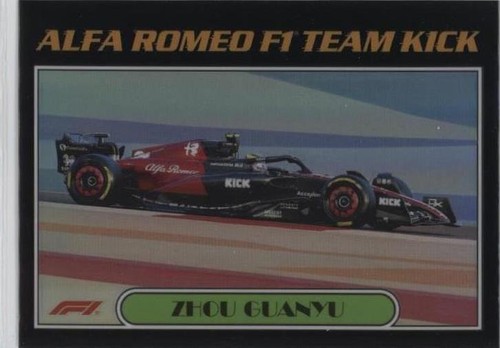 2023 Topps Chrome Formula 1 - Zhou Guanyu #AU77-ZG
