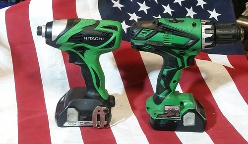 Hitachi 18V Lithium-ion 2 Impact/ Drill Tool Set