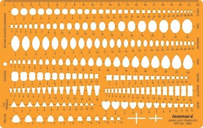 Isomars Jewelry Designing Template-Combination Stone Shapes | Free Shipping l