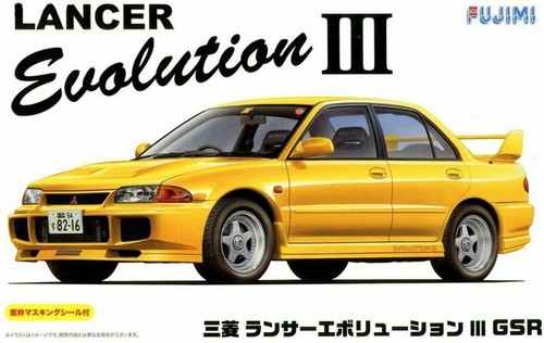 ミニカー Mitsubishi Lancer Evolution III & Toyota Kyosho original 1/43 Mitsubishi Lancer Evolution III Yellow