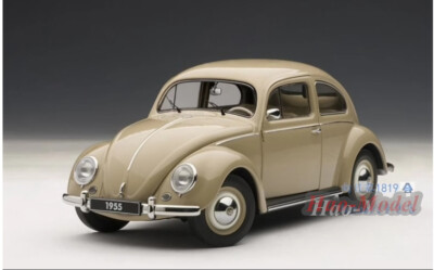 AUTOart 1/18 VOLKSWAGEN Beetle 1200 1955 Alloy Diecast Model Car Ornaments Gifts