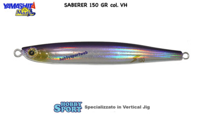 YAMASHITA - MARIA  SABERER 150 GR COL. VH VIOLET HOLOGRAFICO VERTICAL JIG MARE