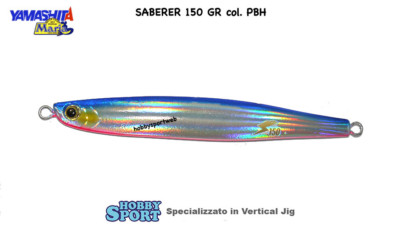 YAMASHITA - MARIA  SABERER 150 GR COL.  BPH VERTICAL JIG PESCA BARCA RICCIOLA