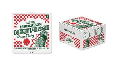 Marvel Heroclix PIZZA PARTY HAWKEYE PROMO BOX Studios Next Phase Set