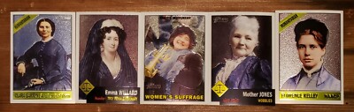 2009 Topps American Heritage Women's Suffrage/Leaders Chrome Lot ALL #d /1776