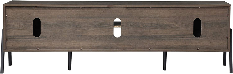 Mid-Century Modern TV Stand for Tvs up to 75 Inch Flat Screen Wood TV Console Me