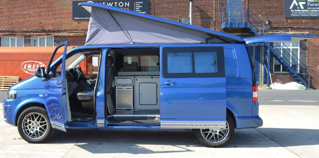 VW T5 Metalic Blue Long wheelbase Campervan in Bolton, Manchester