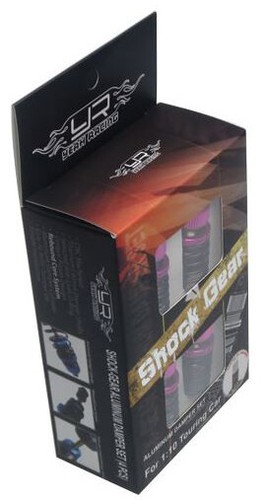 NEW Yeah Racing Shock-Gear 55mm Damper Set 1/10 RC Touring Car Pink FREE US SHIP