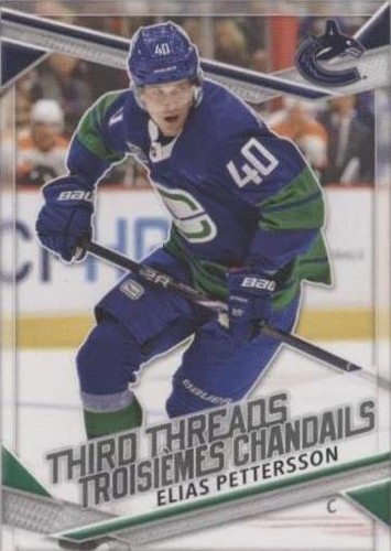 2020-21 Topps NHL Stickers - Elias Pettersson #550