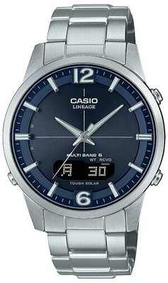 Casio Lineage Stainless Solar Radio Analog Digital Watch Men LCW-M170D-2AJF 