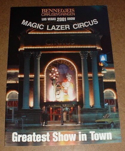 Programme Cirque/Circus Program 2001 Cirkus Bygningen Las-Vegas Denmark