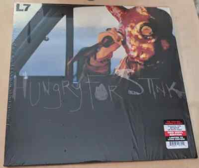 LP L7 Hungry For Stink RED VINYL, LTD ED. + INSERT NEAR MINT Real Gone Music