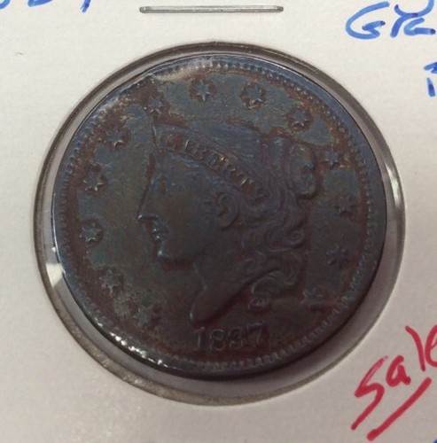 1837 Large Cent