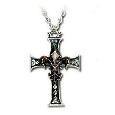 Croix De Lile Pendant Pewter ALCHEMY GOTHIC