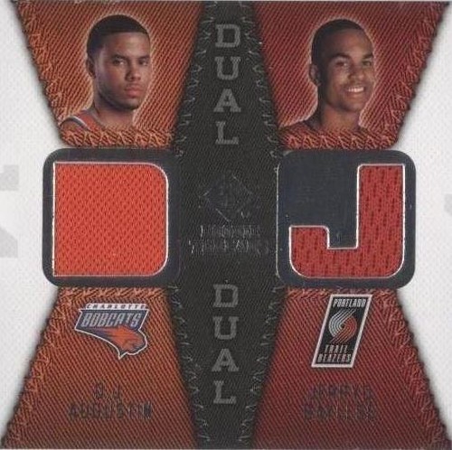2008-09 SP Rookie Threads - Jerryd Bayless/D.J. Augustin #RTD-AB