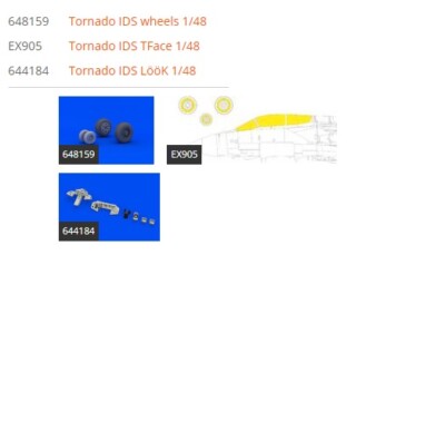 Eduard 1/48 Panavia Tornado IDS Detail Set for Revell kits