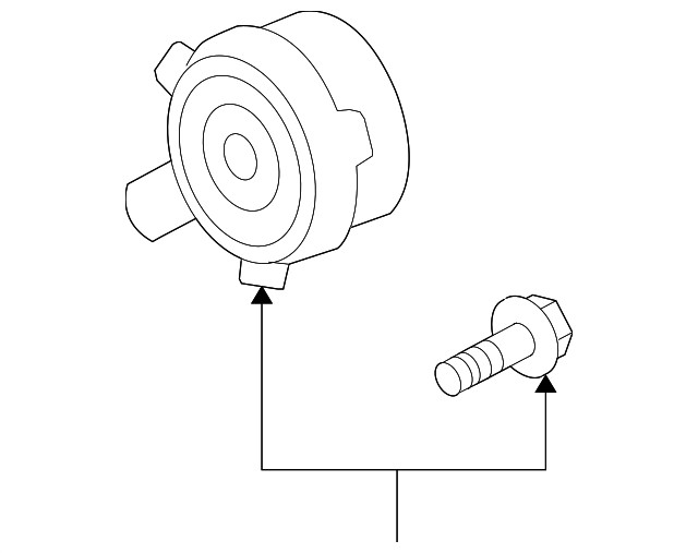 Genuine GM Driver Side Engine Cooling Fan Motor 89018690
