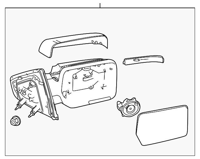 Genuine Ford Mirror Outside BL3Z-17683-HAPTM