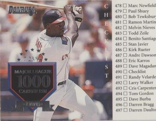1995 Donruss - Chili Davis #550