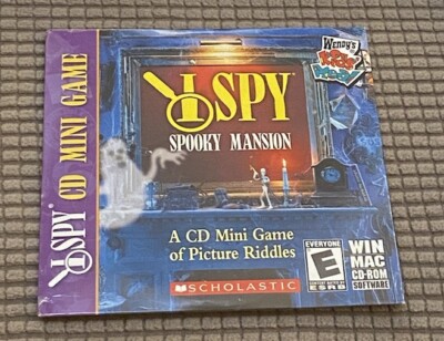 NEW & SEALED I SPY SPOOKY MANSION WIN MAC PC CD Mini Game - Wendy s Kid's Meal