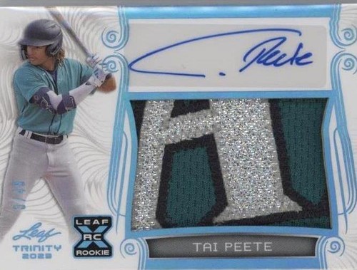 2023 Leaf Trinity - Tai Peete #PA-TP1