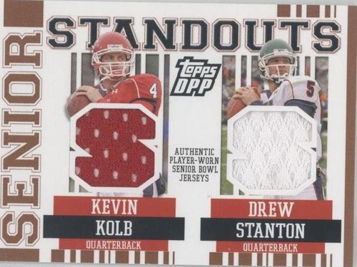 2007 Topps Draft Picks and Prospects (DPP) Drew Stanton Kevin Kolb #SSCR-KS