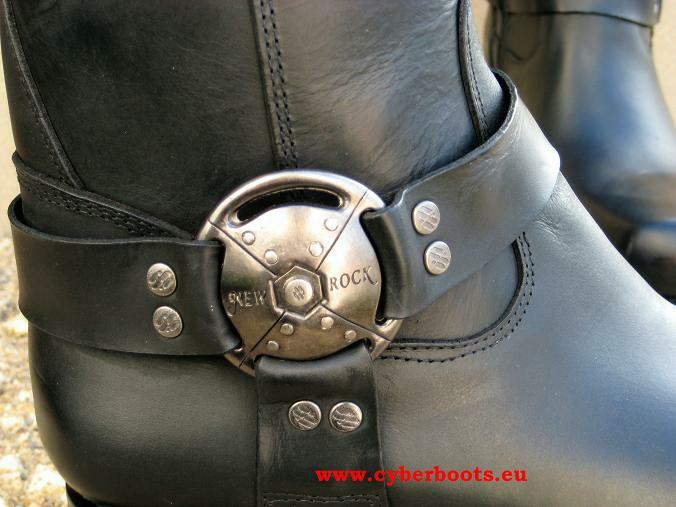 NEW ROCK BOOTS ROCK BOOTS M.7910 - S1 GENERAL SCHWARZ GOTHIC - BIKERSTIEFEL GRÖSSE 39 BIS 46