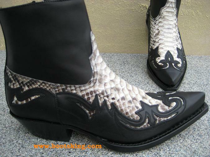 SENDRA SENDRA BOOTS COWBOYSTIEFELETTE WESTERNSTIEFELETTE SCHLANGE HANDMADE GR 38 BIS 45