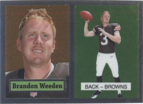 2012 Topps Chrome Brandon Weeden #17