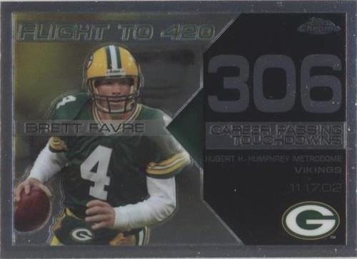 2008 Topps Chrome Brett Favre #BFC-306