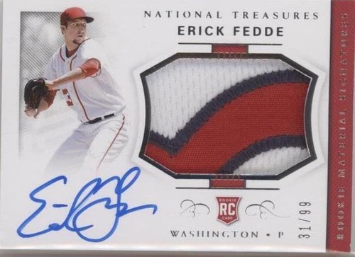 2018 Panini National Treasures - Erick Fedde #45